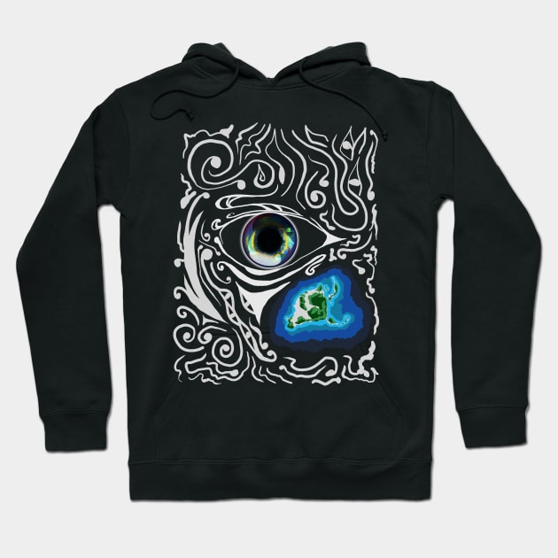 Antarctic Eye Hoodie by Markyartshop